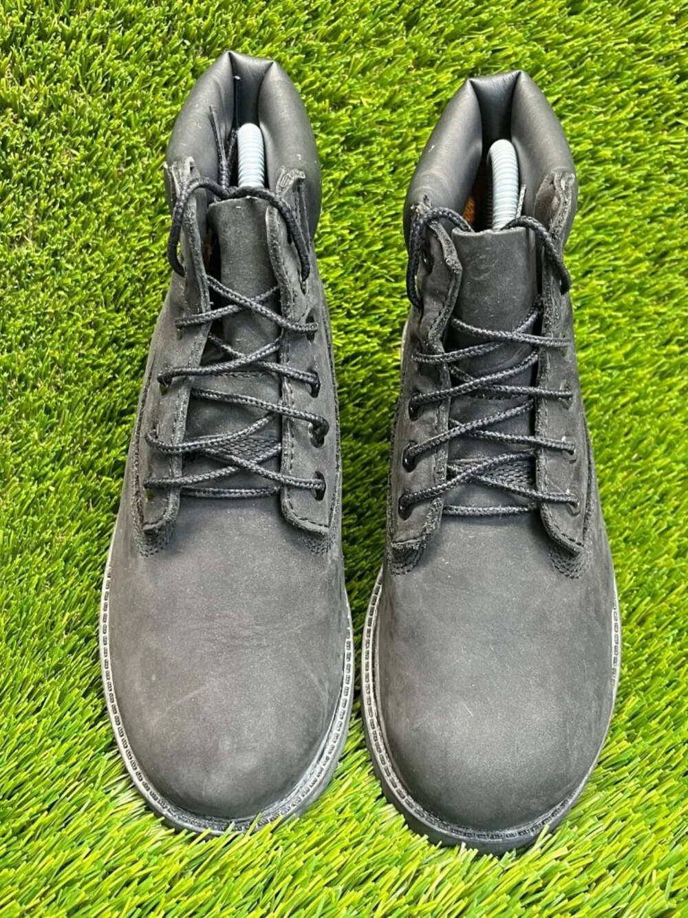 Timberland 6 Inch Premium Boys Size 3Y Black Athletic Waterproof Ankle Boots